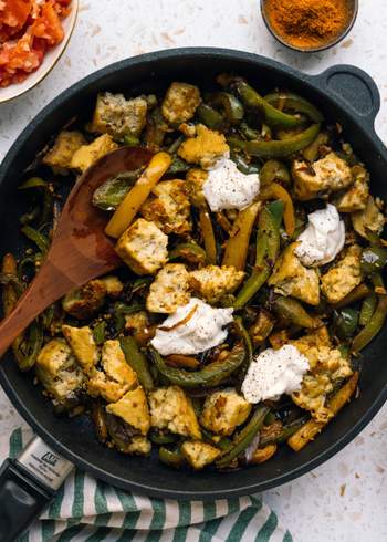 Tofu-Fajitas-Pfanne (mit 5 Zutaten)