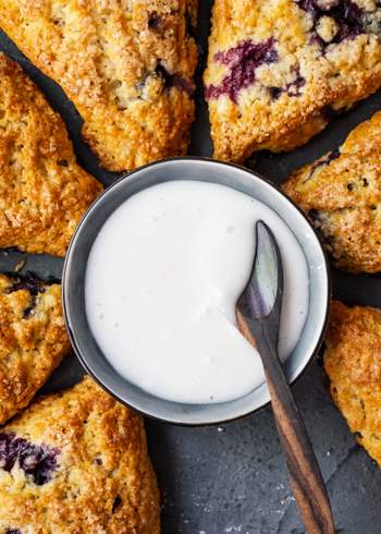 Vegane Blaubeer-Scones
