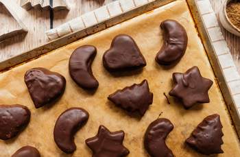 Einfache vegane Schoko-Lebkuchen