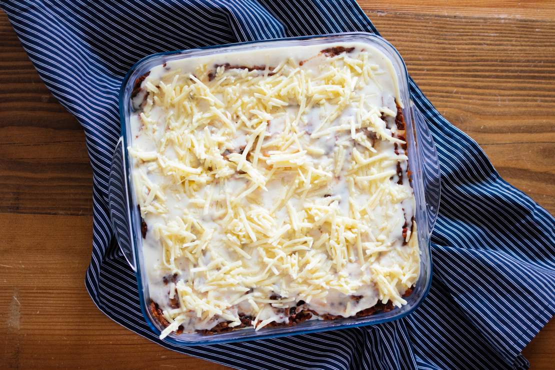 R436 Vegane Lasagne mit Linsen & Spinat (ohne Soja)